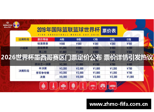 2026世界杯墨西哥赛区门票定价公布 票价详情引发热议